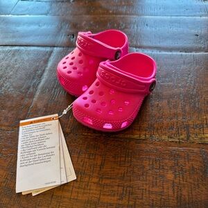 Baby crocs new with tags